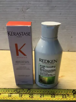 3.04oz Kerastase serum, 10.1oz Redken acidic bonding curls conditioner