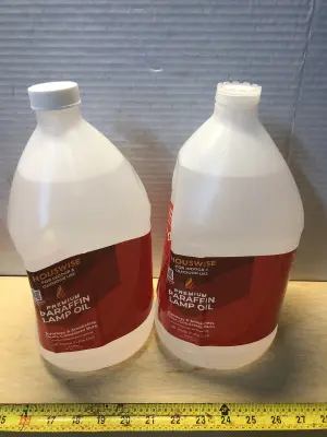 2 gallons premium paraffin lamp oil