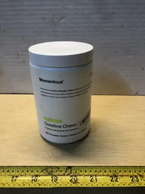 150 chewable tablets momentous creatine chews exp/11/27
