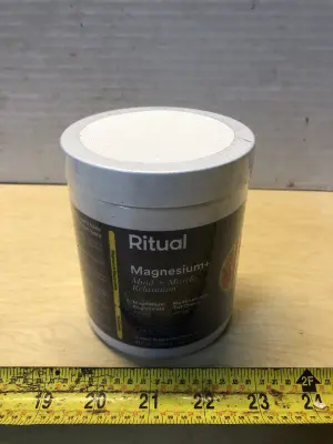2 tubs 7.4oz Ritual magnesium drink mix exp:7/15/26