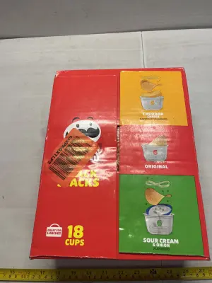 18 cups Pringles snap packs
