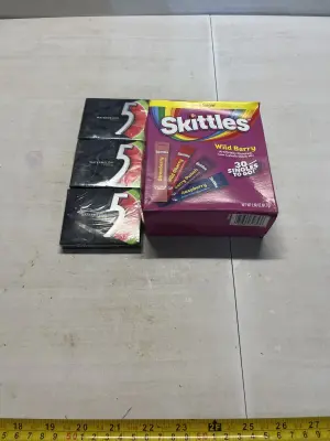 3ct 5 watermelon gum , skittles to go koolaid