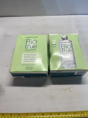 2ct 2pk bio true multi purpose solution