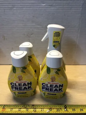 4 bottles 16oz mr clean clean freak multipurpose cleaner