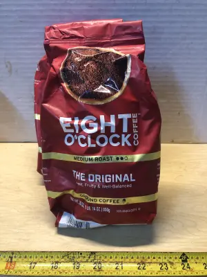 2 bags 30oz Eight o clock ground coffee exp:2/25/27