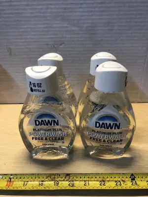4 bottles 16oz Dawn power wash spilled