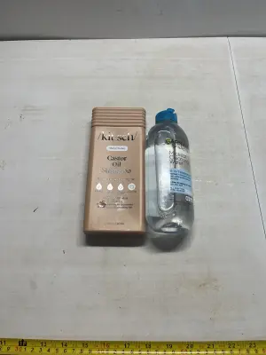 castor oil shampoo & micellar water