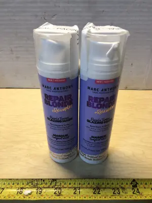2 bottles 6.7oz Marc Anthony repair blonde masque