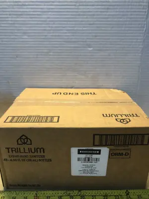 Trillium 48 bottles 4oz liquid hand sanitizer