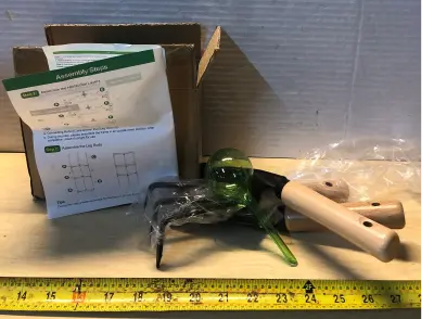 Plant frame, water bulbs, 3pc garden tools