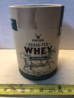 31.75lb heart and soil grass fed Whey exp:3/28