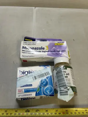 dry mouth, lozenges, garlic, oil, tabs, vaginal cream