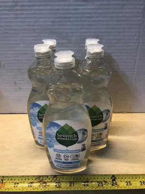 5 bottles 19oz seventh generation dish liquid