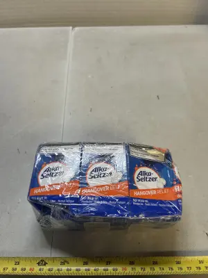 3 Alka-Seltzer, hangover relief
