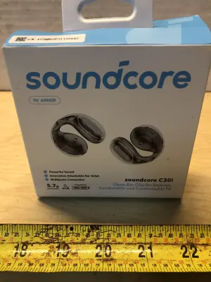Anker soundcore C30i clip on ear buds comes on