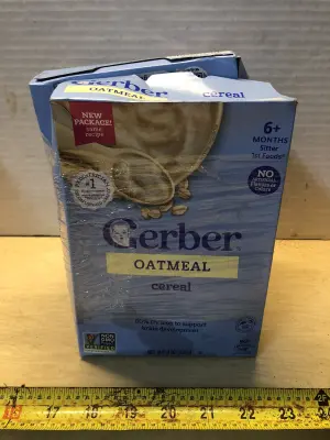 3 boxes Gerber oatmeal cereal 8oz exp:5/23/27