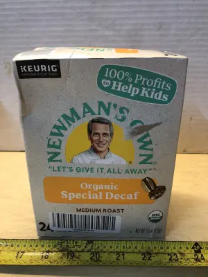24 kcups Newmans own organic special decaf coffee exp:4/4/27