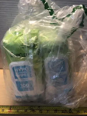 5 packs Tropiclean hypo allergenic pet wipes