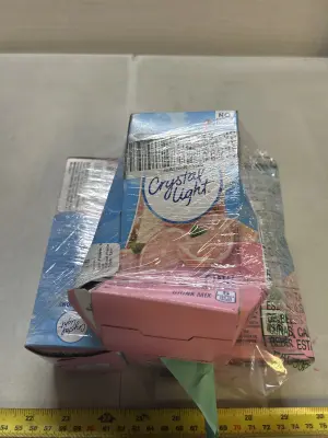 11/27 4 boxes of crystal light drink mix