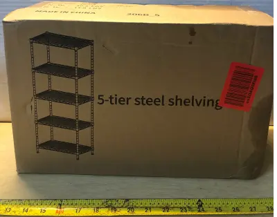 5 tier steel shelving