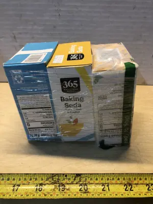 3 boxes 16oz baking soda exp:2/26/28