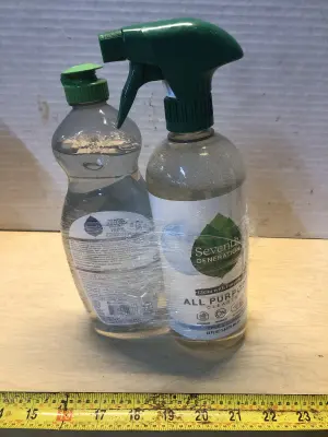 23oz seventh generation all purpose cleaner, 19oz seventh generation dish liquid