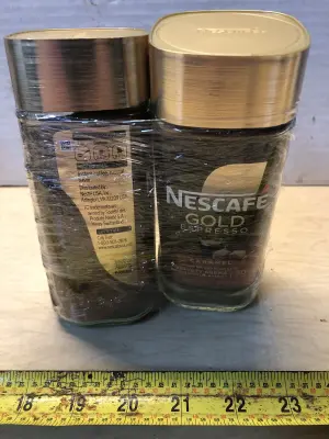 2 jars 3.3oz Nescafé gold espresso Carmel exp:2/28/27