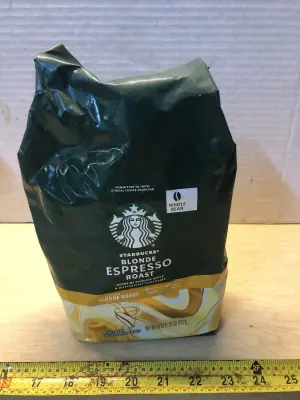 28oz Starbucks blonde espresso whole coffee bean exp:9/17/26