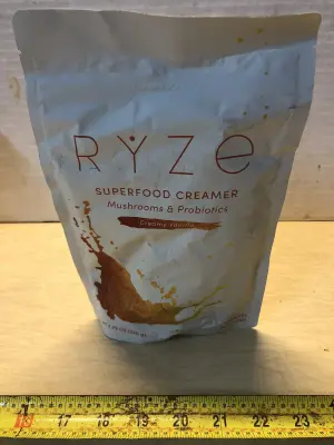 7.5oz Ryse superfood mushroom creamer vanilla exp:2/5/28