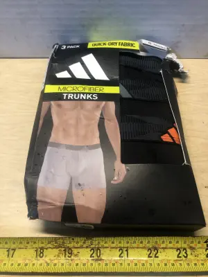 3 pack men’s size small microfiber trunks