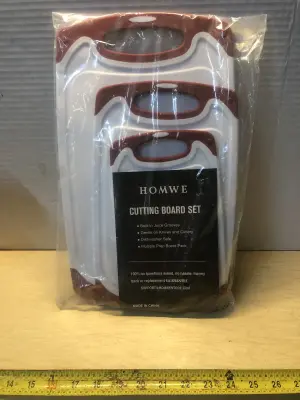 3pc Homwe cutting board set