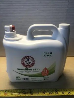 170oz arm&hammer sensitive skin laundry detergent spilled some missing measuring cup