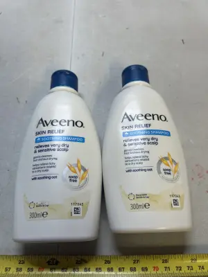 2 aveeno soothing shampoos