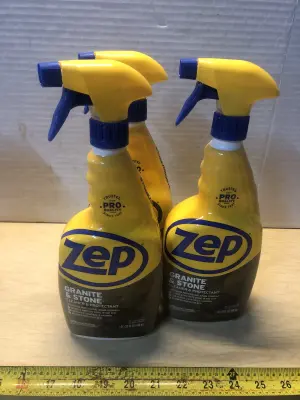 3 bottles 32oz Zep granite and stone cleaner