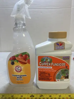 fruit and veg wash & copper fungicide