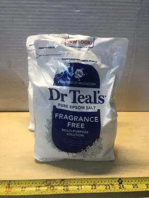 2 bags 4lbs Dr Teals pure Epsom salt