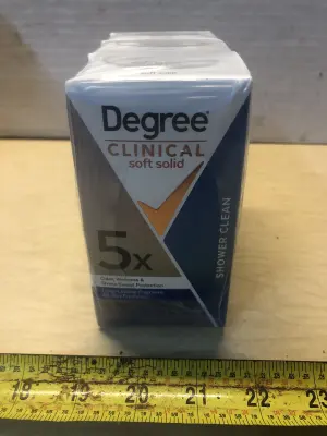 3 boxes Degree clinical deodorant