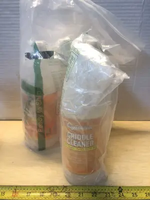 4 bottles 32oz crystalino griddle cleaner