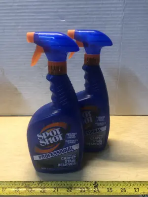 2 bottles 32oz spot shot carpet stain remover