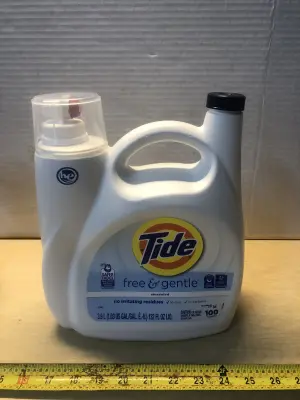 132oz Tide laundry detergent some spilled