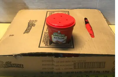 12 count Chef Boyardee beef ravioli exp:8/24/27