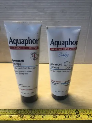 2 tubes 7oz Aquaphor healing ointment one for baby