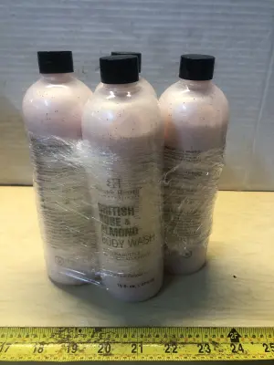 4 bottles 16oz Botanic hearth body wash