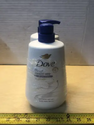 2 bottles 30.6oz Dove body wash
