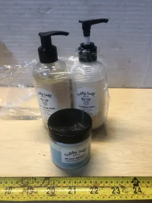2 bottles tubby Todd body wash and lotion , 3.5oz tubby Todd all over ointment