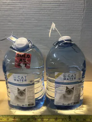 2 bottles 135.2oz cat water
