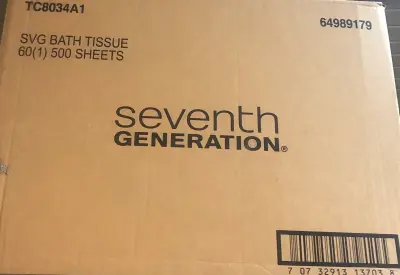 60 rolls seventh generation toilet paper