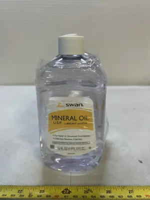 2 16 fl oz mineral oil for constipation relief