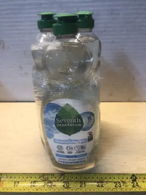 3 bottles 19oz seventh generation dish liquid