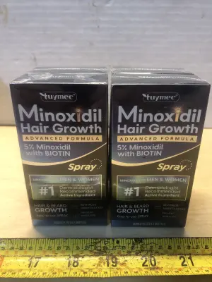 4 boxes 1oz Minoxidil hair growth spray